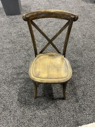 Crossback Wooden Chair includes cushion